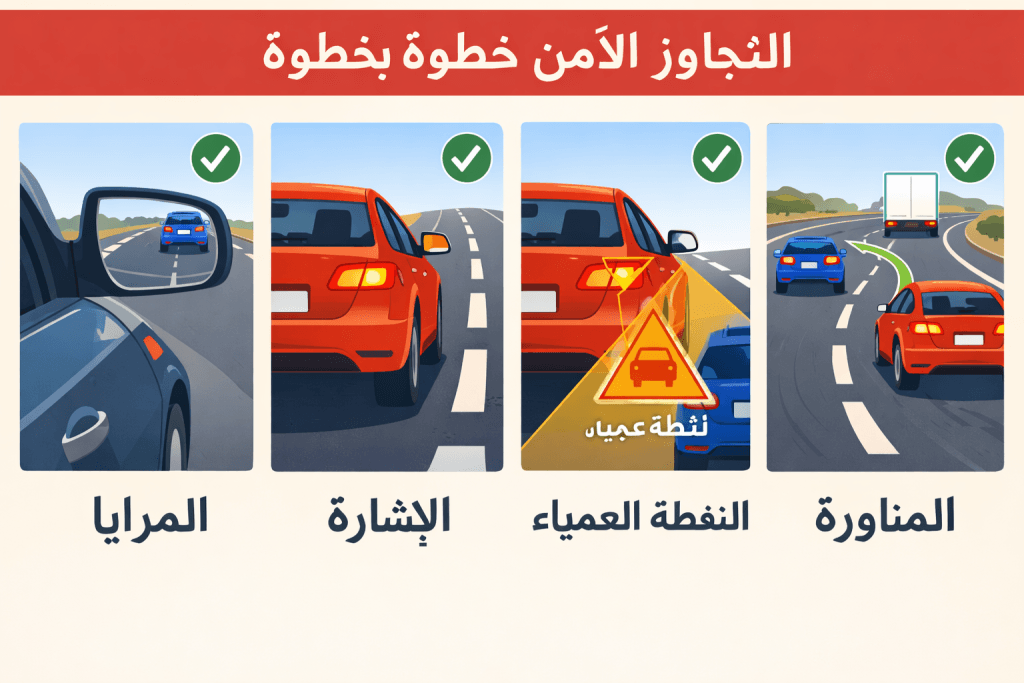 التجاوز الآمن في السياقة