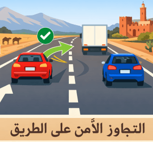 التجاوز الآمن في السياقة