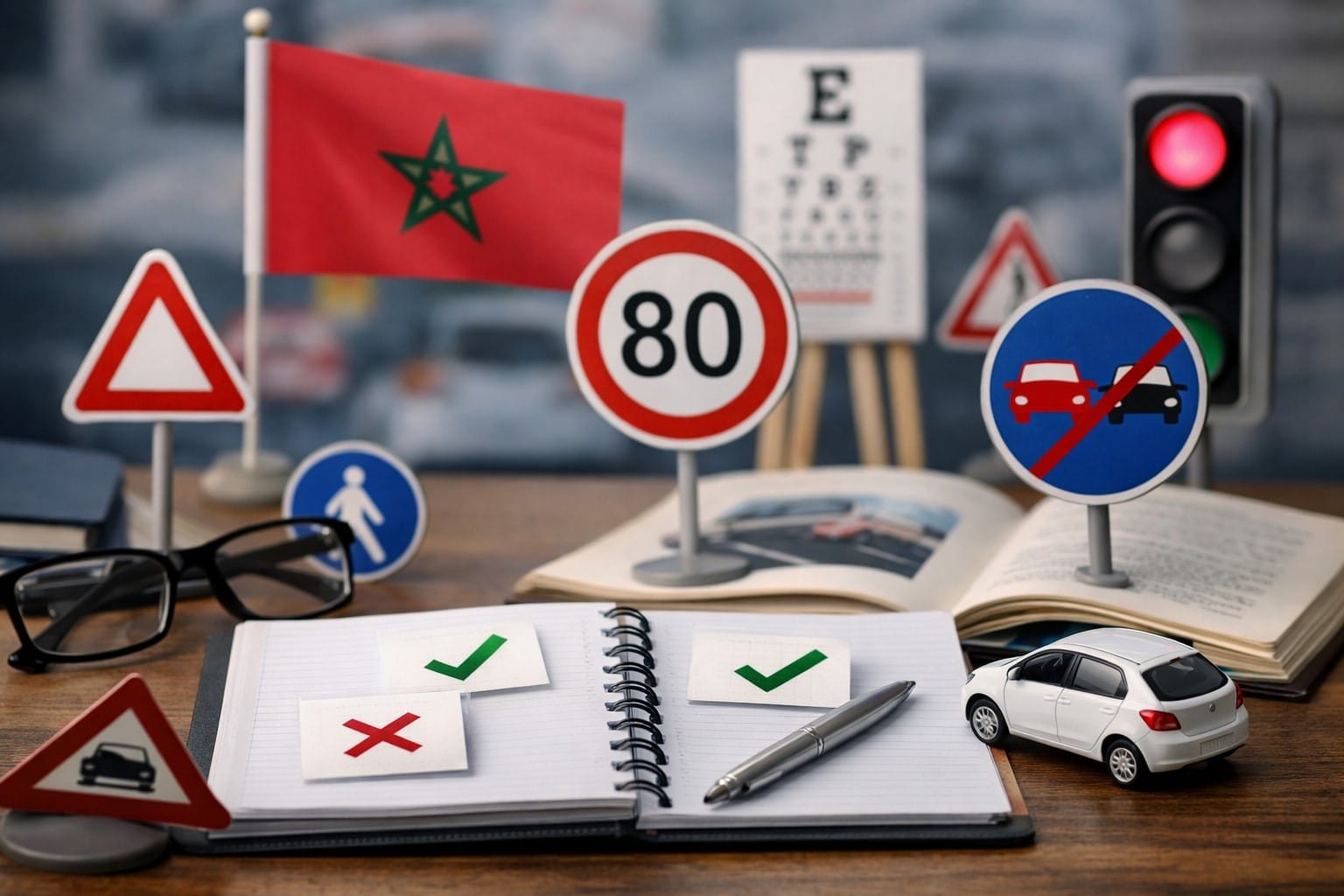 أصعب أسئلة كود السياقة في المغرب