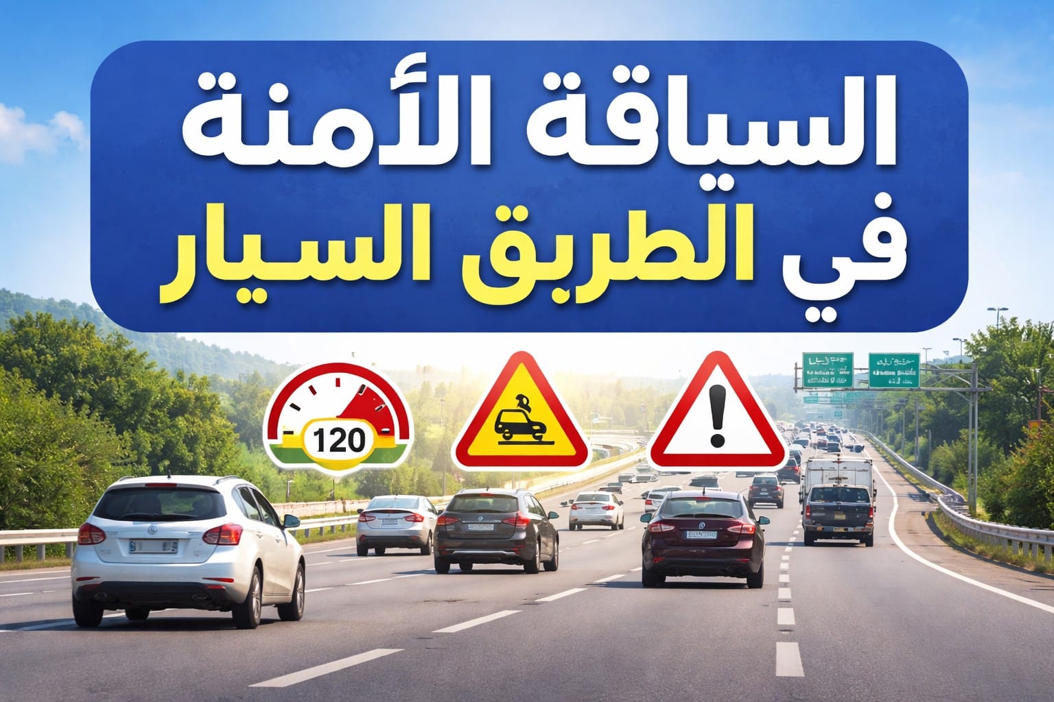 السياقة الآمنة في الطريق السيار
