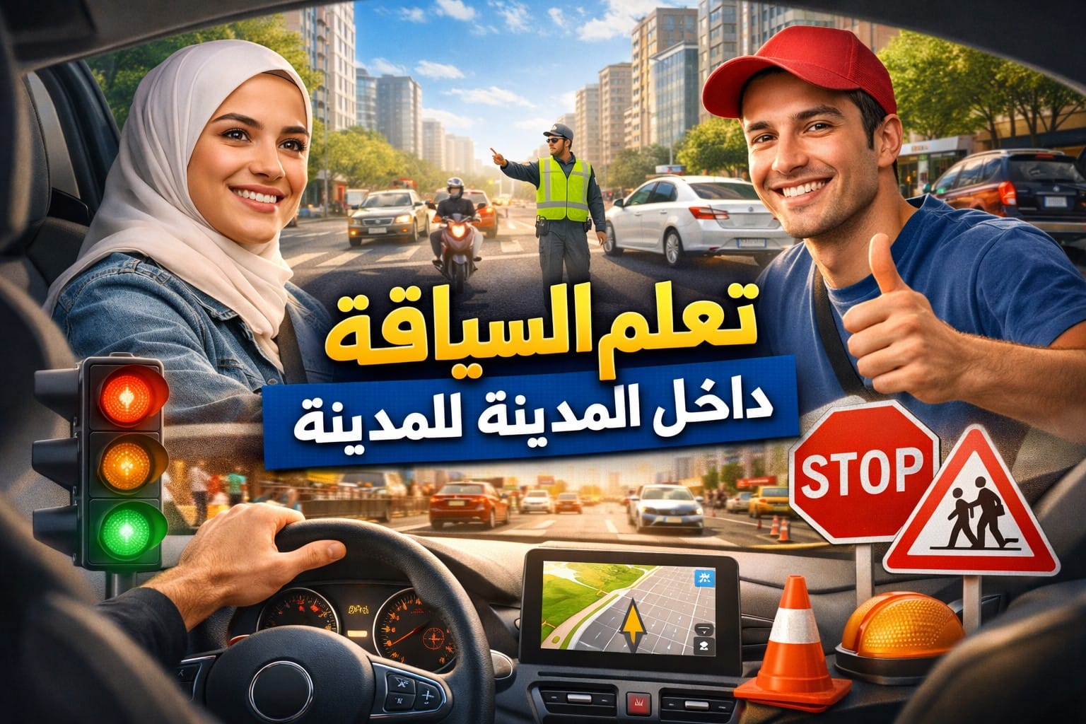 City driving lessons for beginners