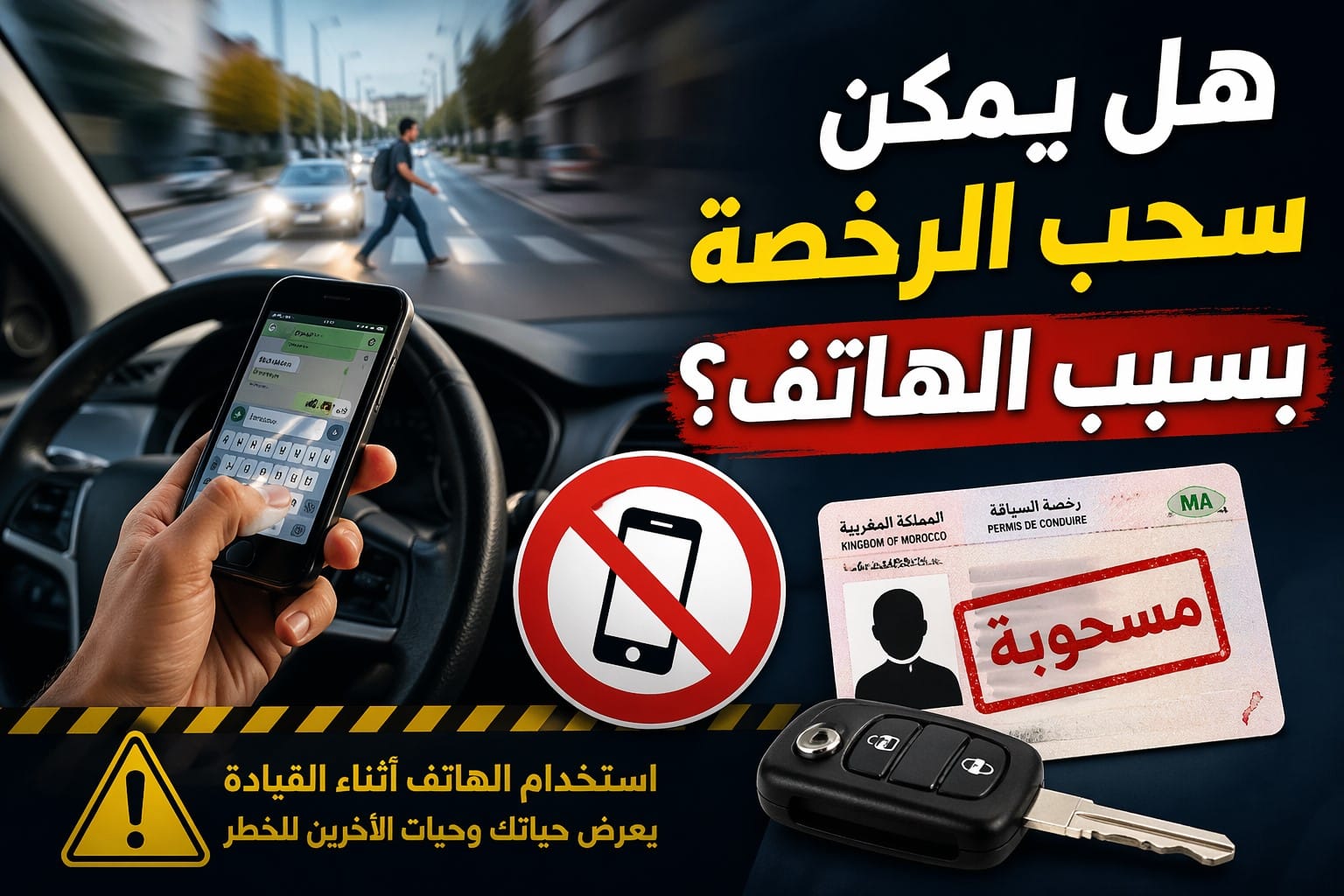 Driving with phone risks your license