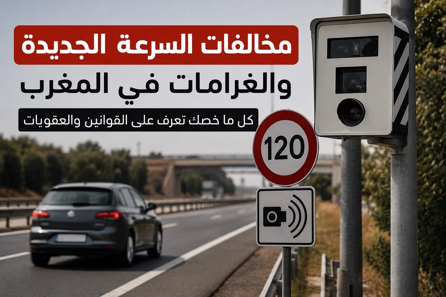 New speed violations and fines in Morocco
