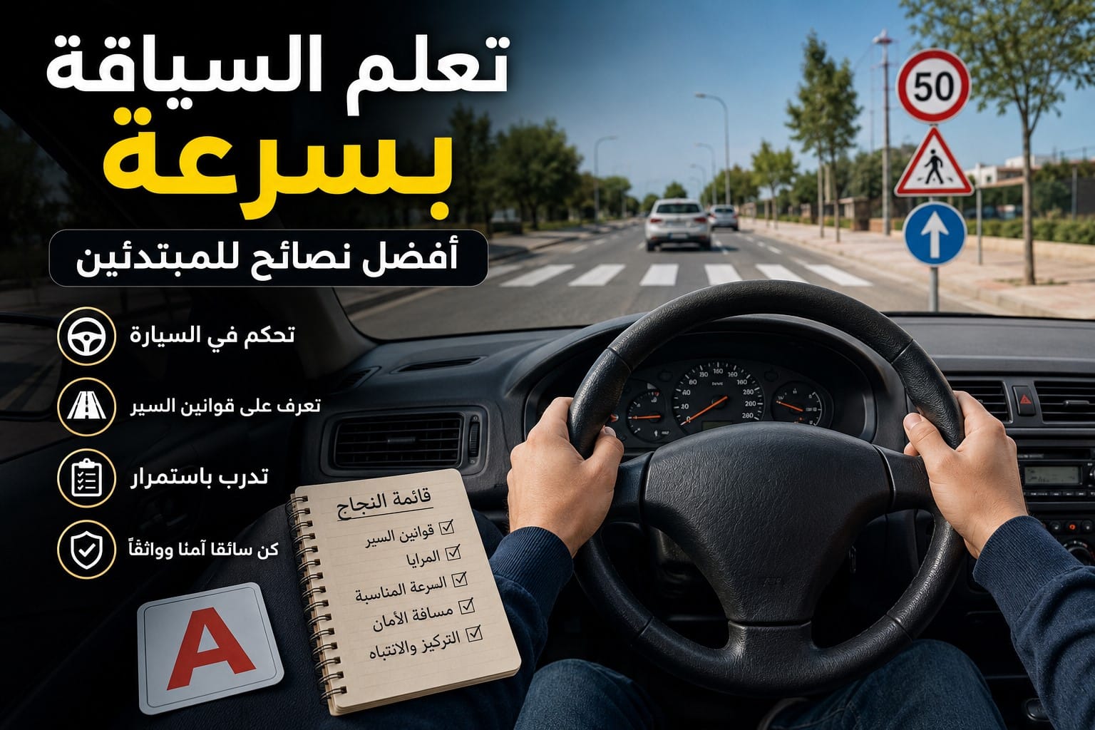 Driving lesson essentials for beginners